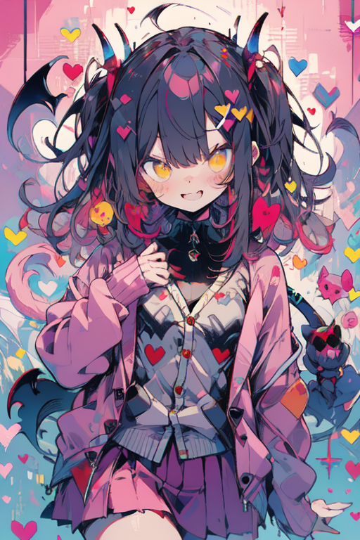 Cute devil anime deals girl