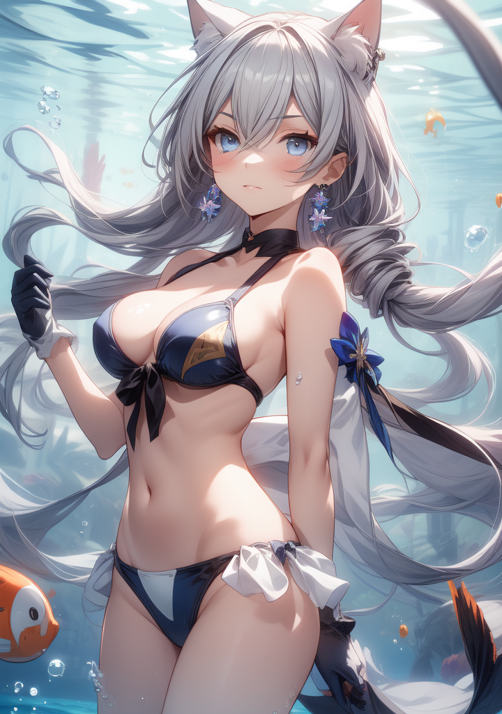 Neko girl hot sale bikini