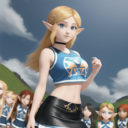 Long black 2025 skirt outfit zelda