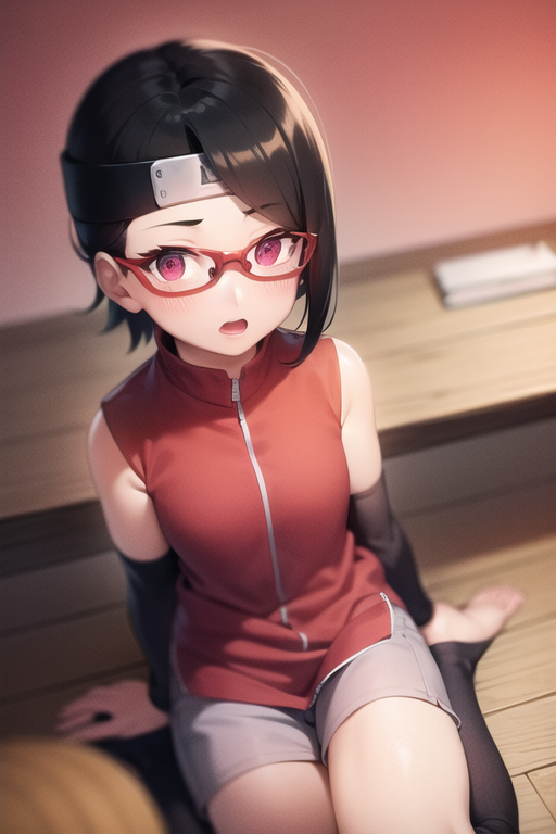 AI Art: uchiha sarada by @うちん2725691686