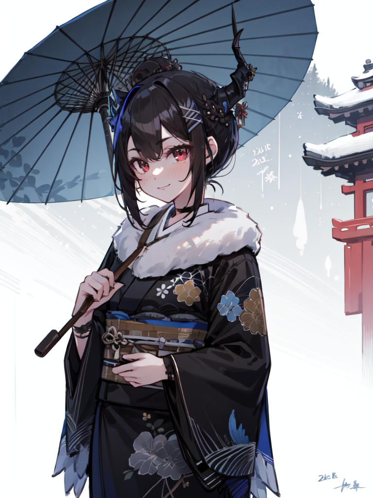 AI Art LoRA Model: Nerissa Ravencroft Kimono | PixAI