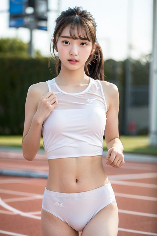 AI Art: sports girl by @カツカレー