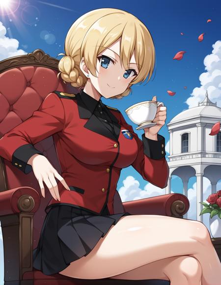 AI Art Model: [Request] Darjeeling [2 Outfit] (Girls und Panzer) / SDXL ...