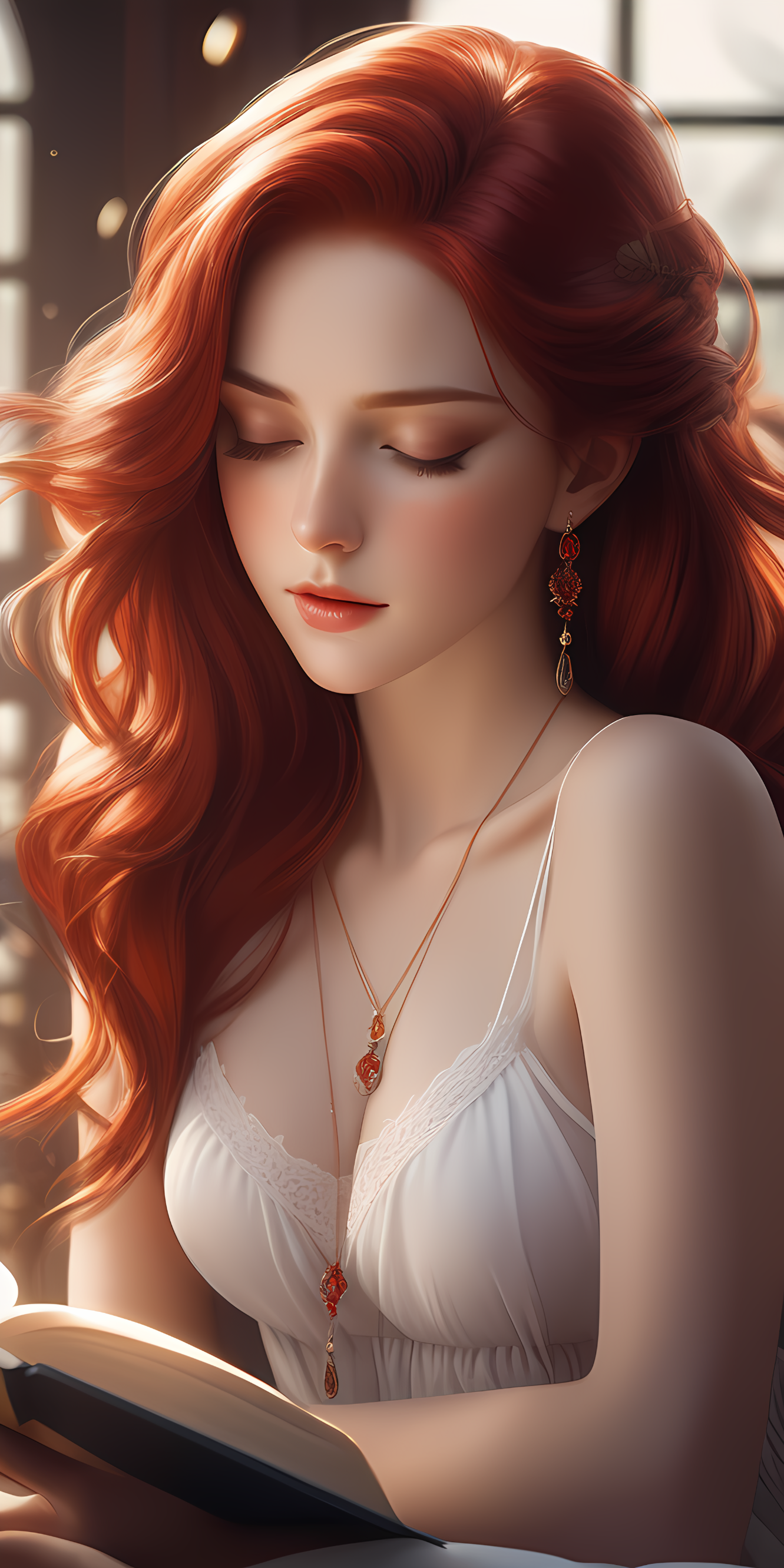 AI Art: Redhead waifu series by @Tzigo | PixAI