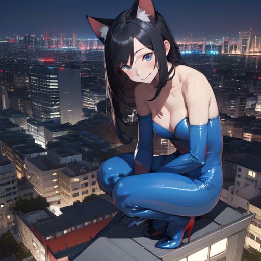 AI Art: cat girl. by @user-1579476938107098794