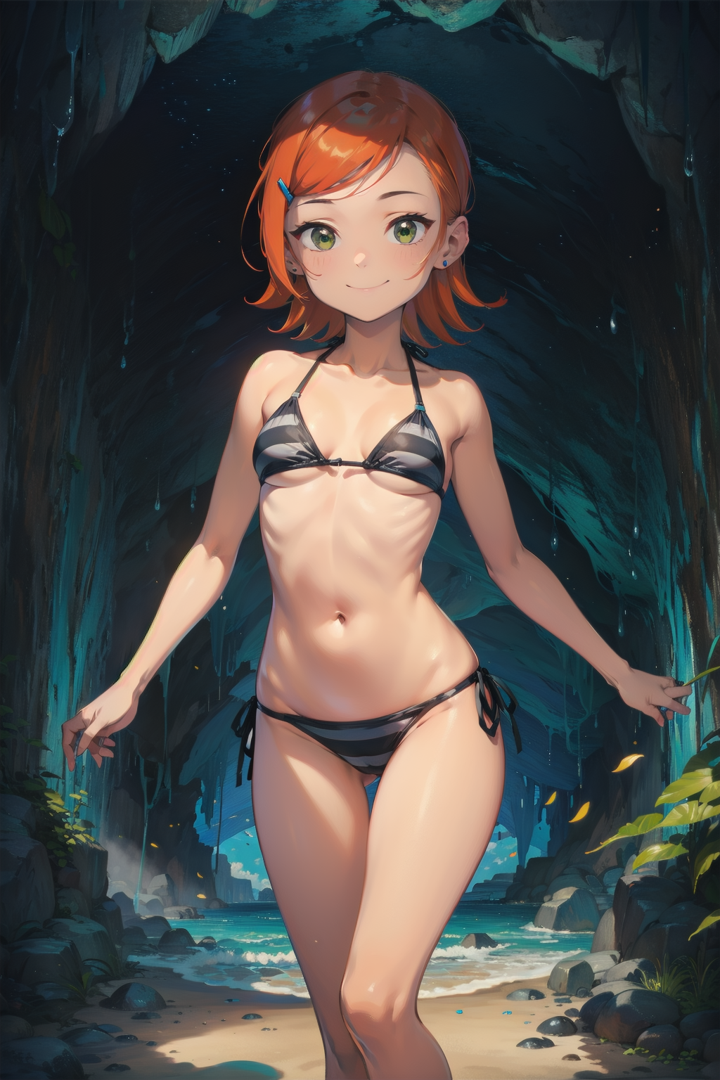 AI Art: Gwen Tennyson Goes by Herself to Secret Alien Cave by @takkun17 |  PixAI