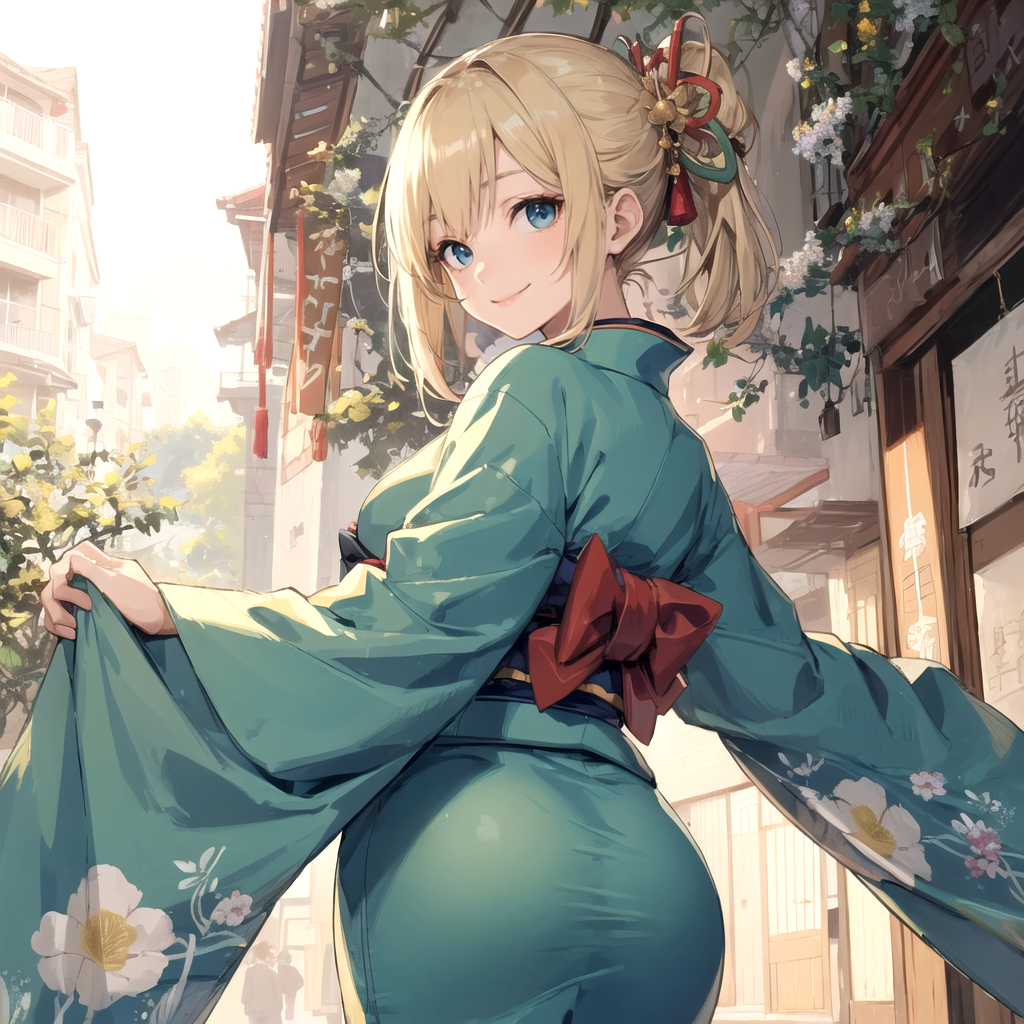 Kimono Blonda