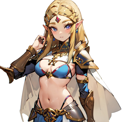 AI Art Zelda bikini armor 3 by Marmageddon PixAI