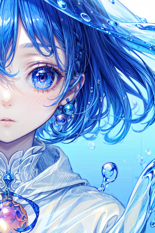 AI Art: bubble girl 2 by @Dreamer