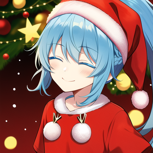 Pic. #Girls #Anime #Hair #Blue #Christmas #Boys #Lost #Visual