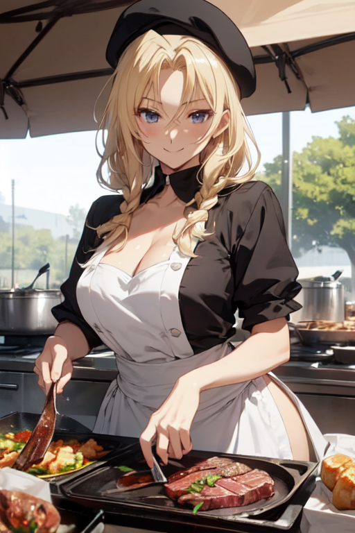 AI Art: Kitchen maid by @bula600