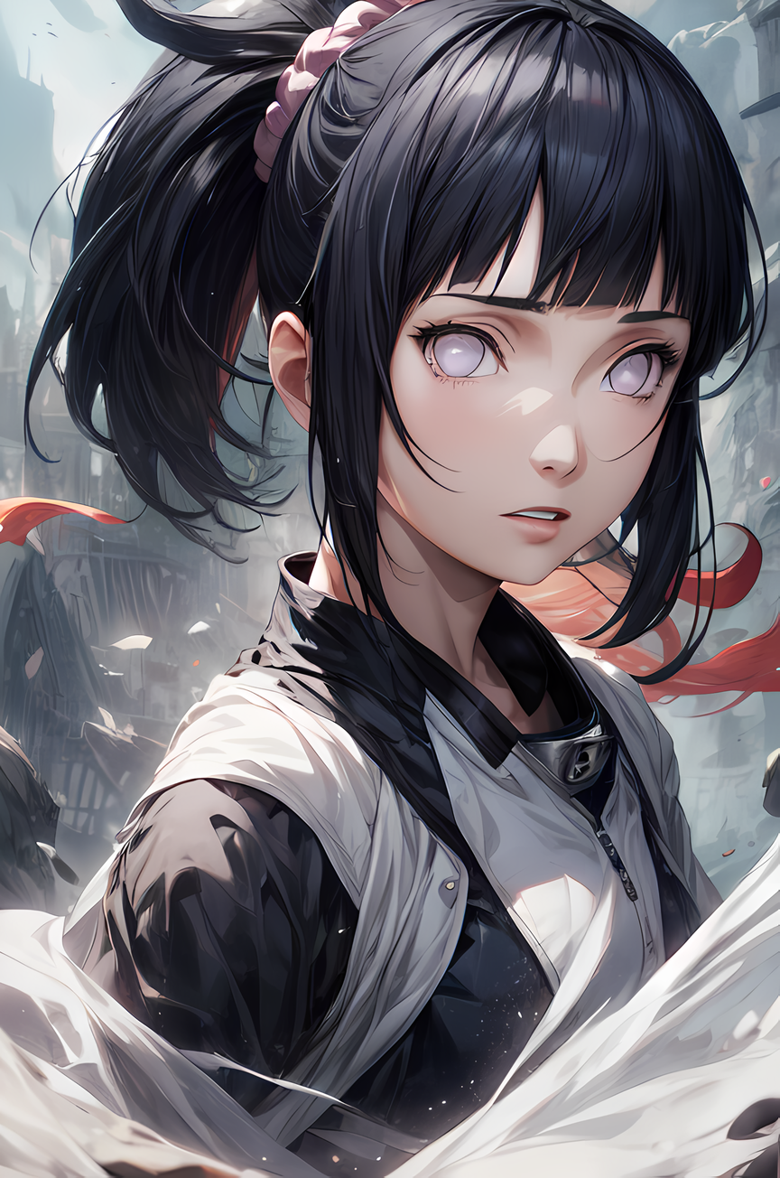 Artista imaginou como seria uma fusão entre os visuais de Hinata e