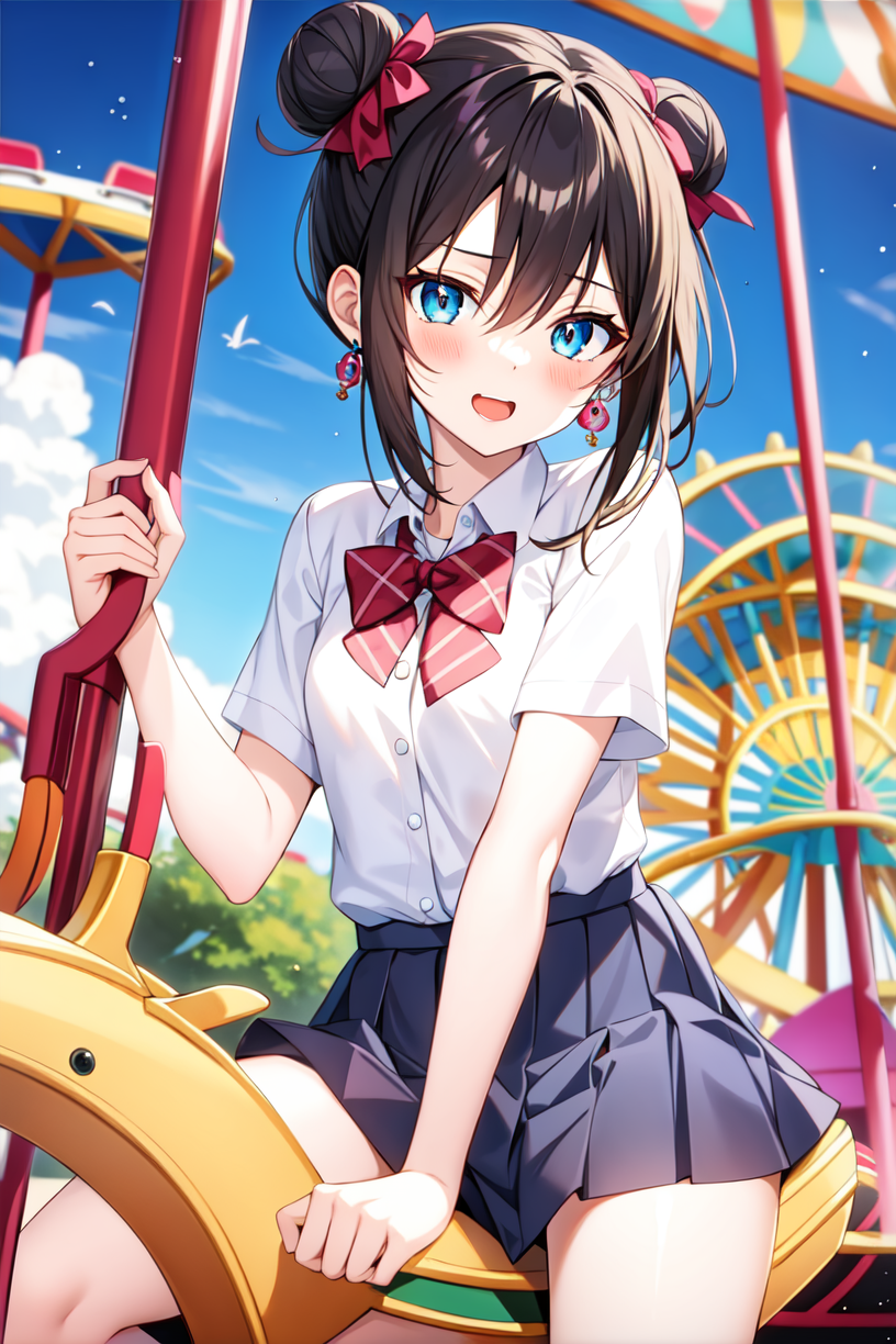 beautiful anime style woman - Playground