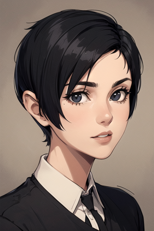 AI Art Model: Very Short Hair | PixAI