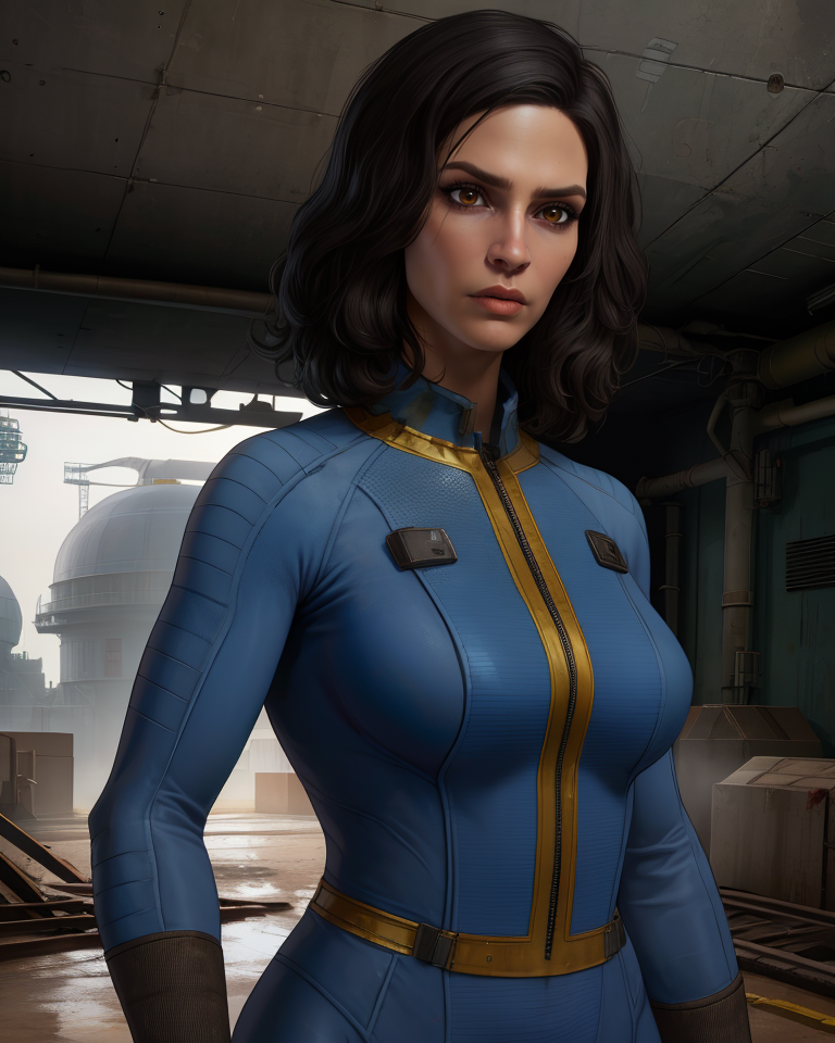 Ai Art Lora Model Nora Fallout 4 Default Face Pixai 3282