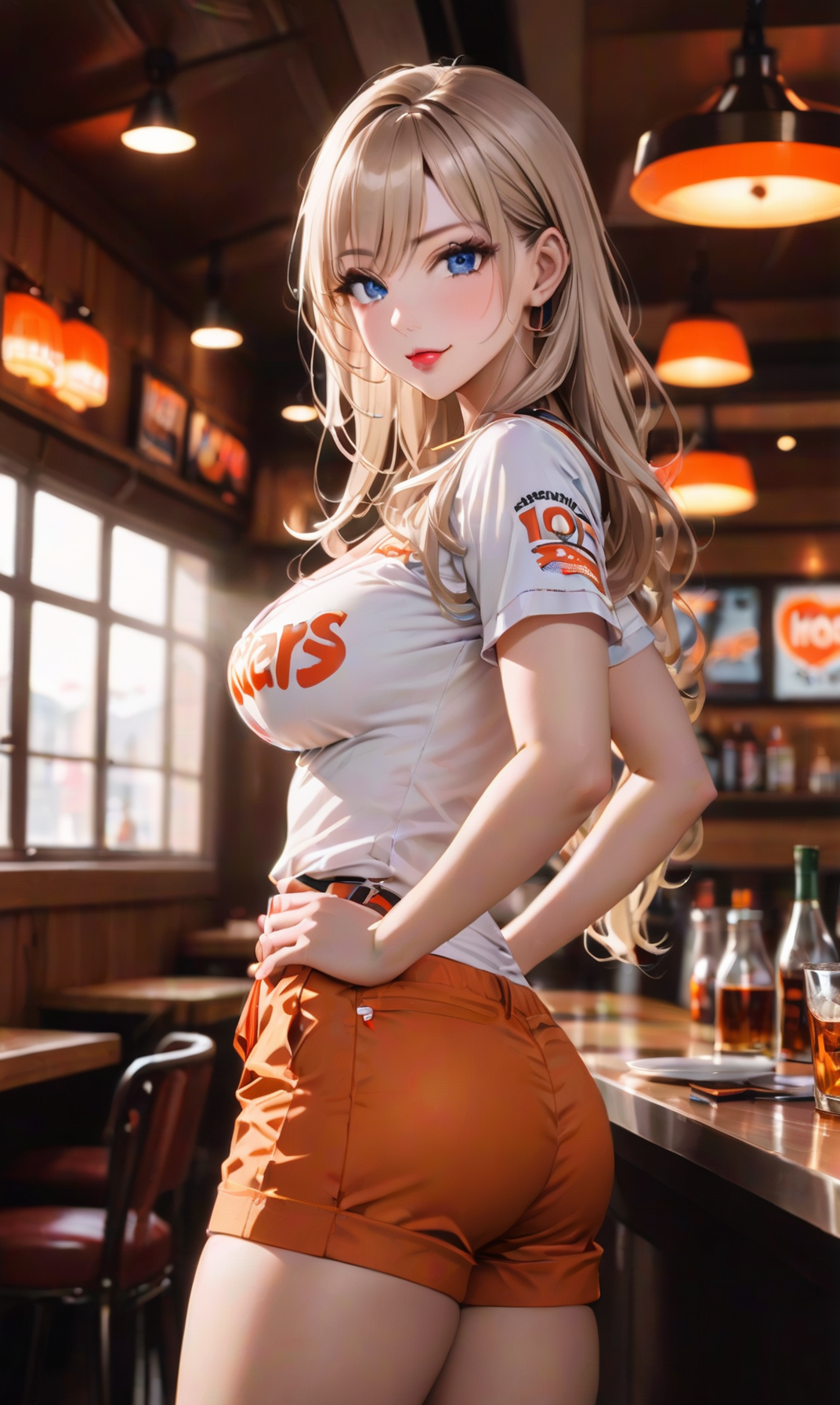 AI Art: Hooters girl by @Onyankopon | PixAI