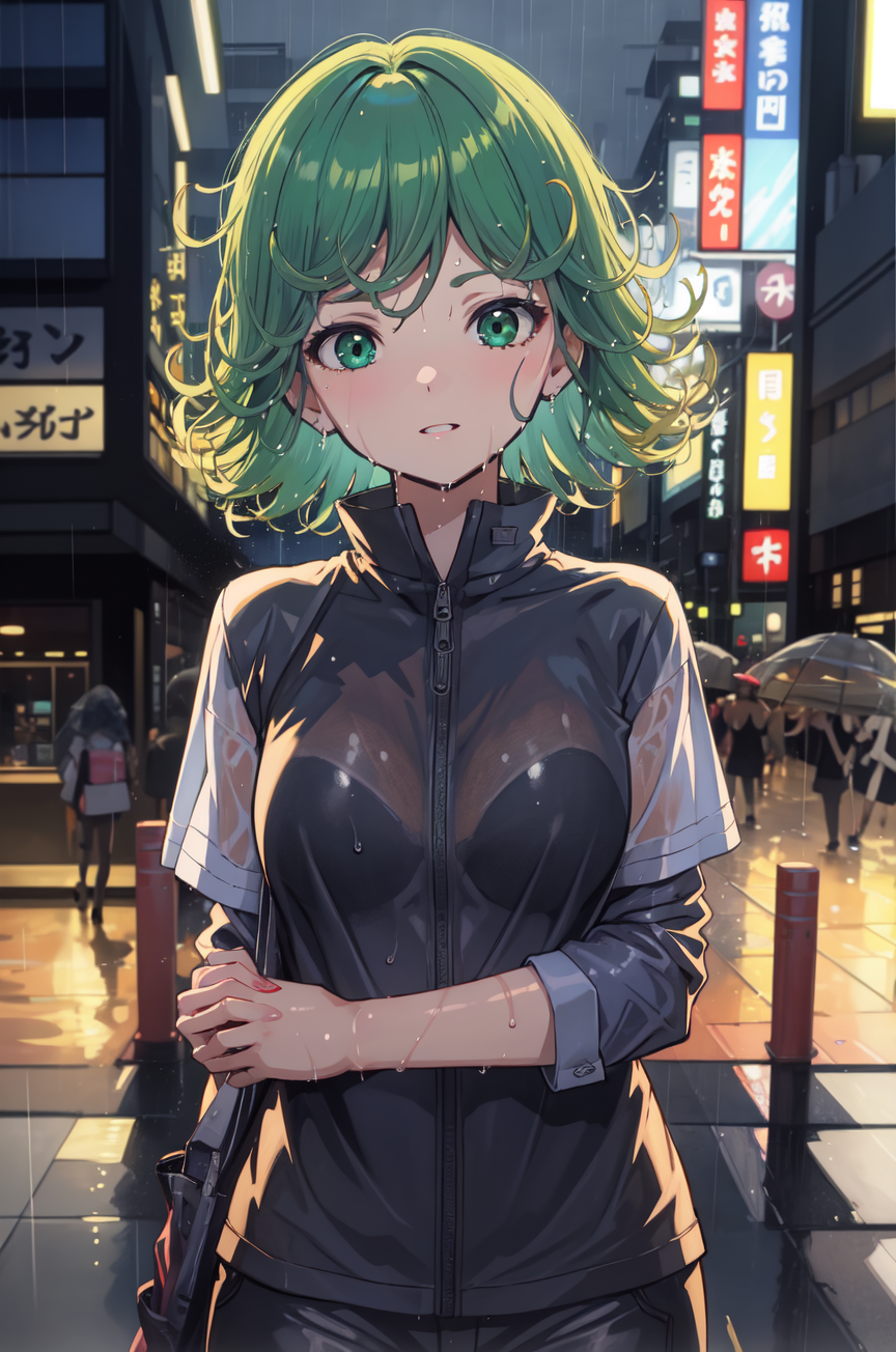 AI Art: tatsumaki by @Power Green | PixAI