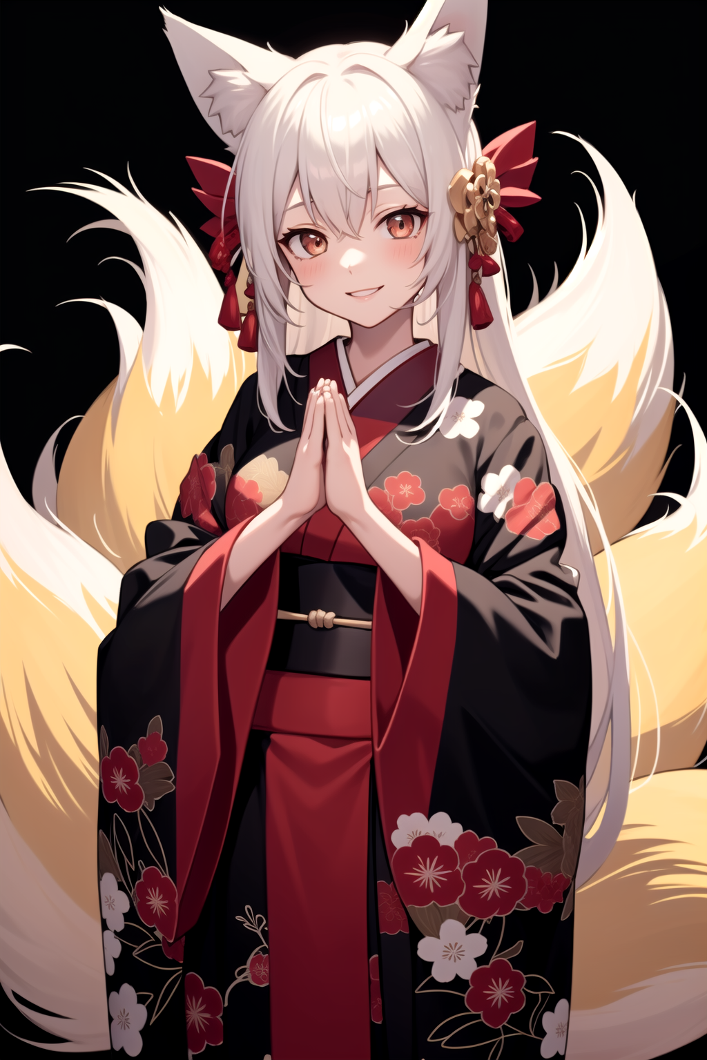 AI Art: Fox Kimono by @Nummi | PixAI