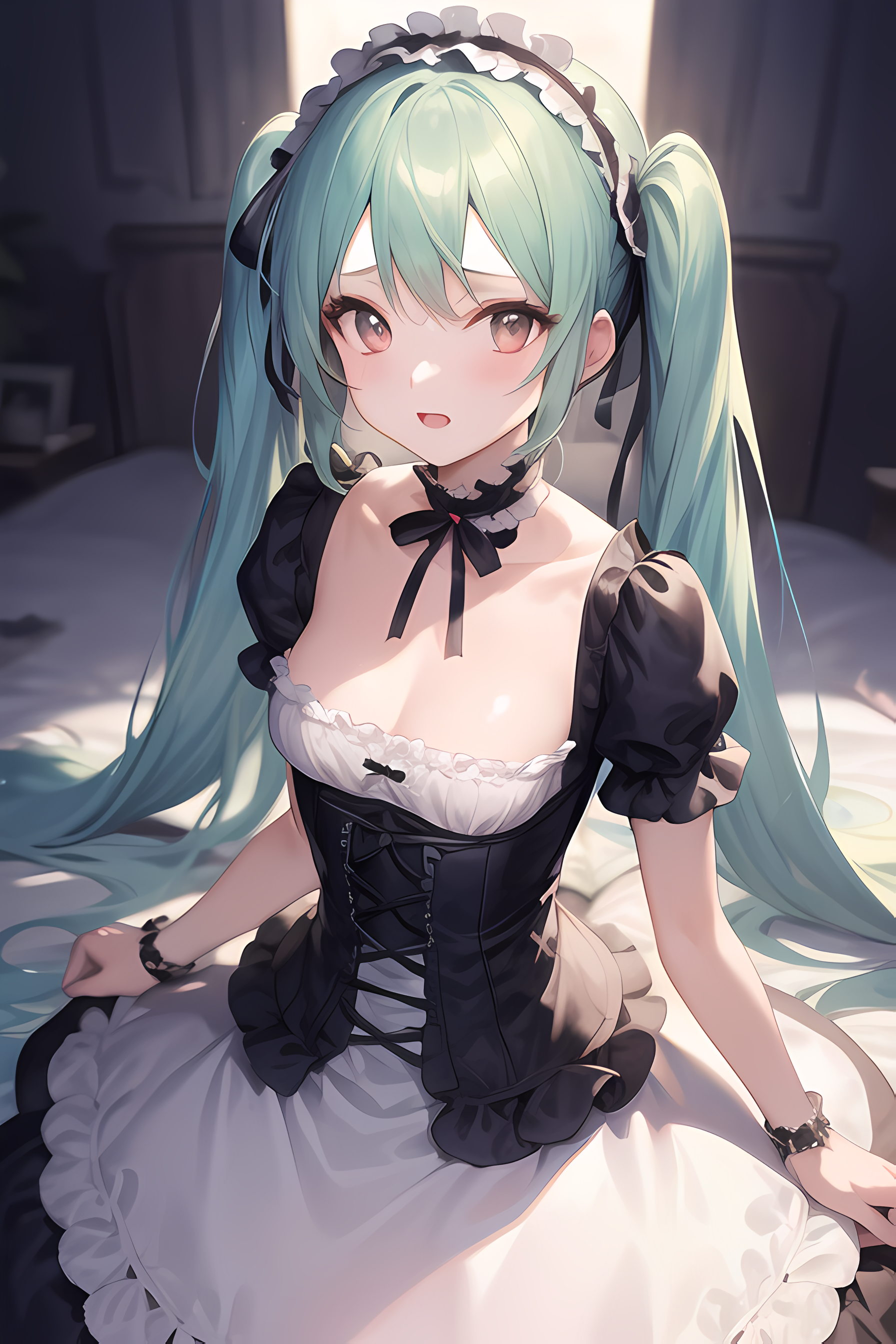 ─ 🈖 · Miku  Anime character design, Gothic anime girl, Vibes art