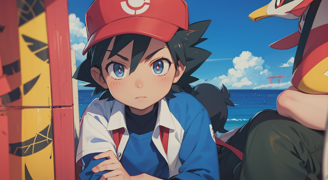 AI Art Ash Ketchum Style by Pedro Willian PixAI