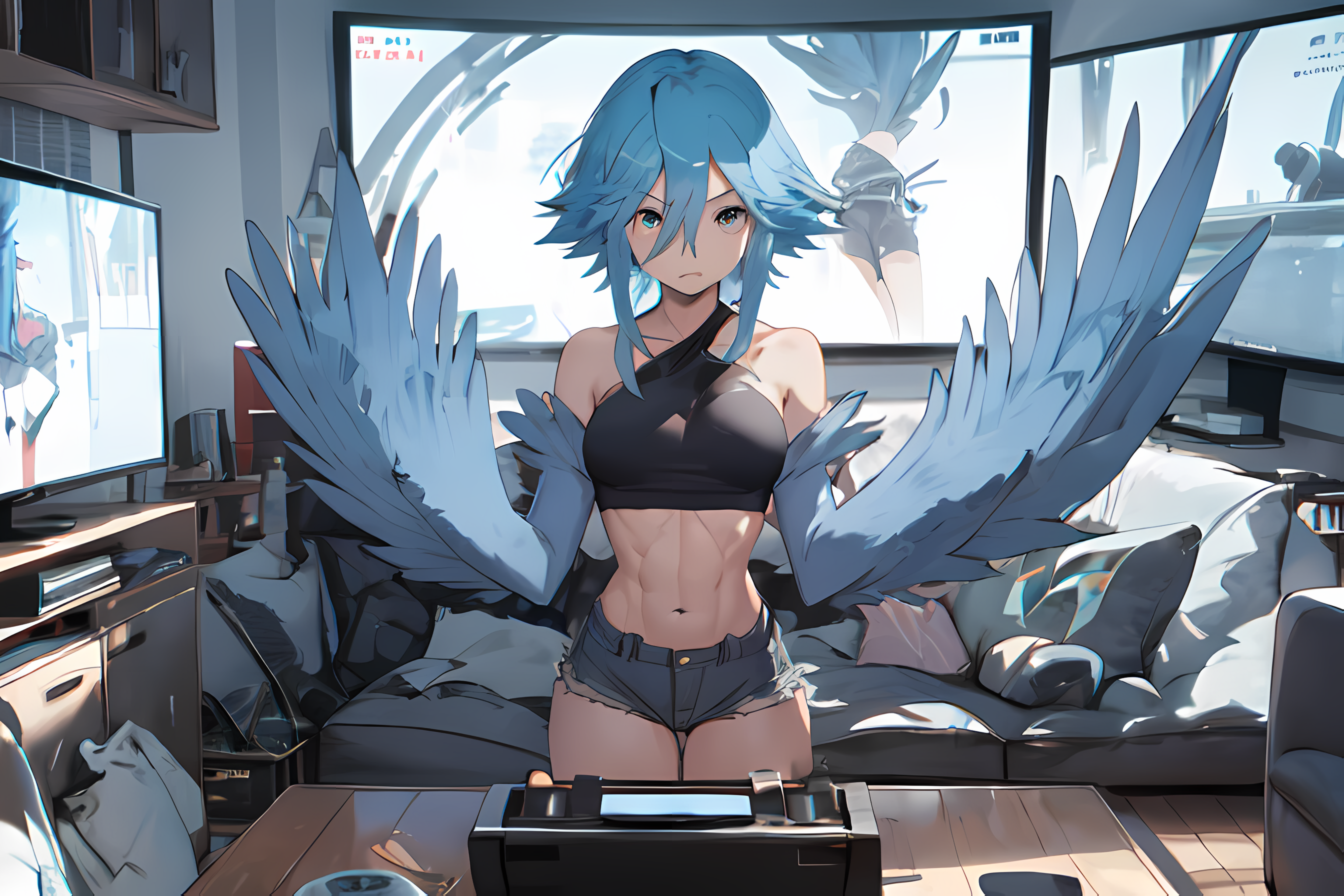 AI Art: Papi - Monster Musume - Everyday Life with Monster Girls - Gamer  Bird by @The Weeb Lounge “Division” | PixAI