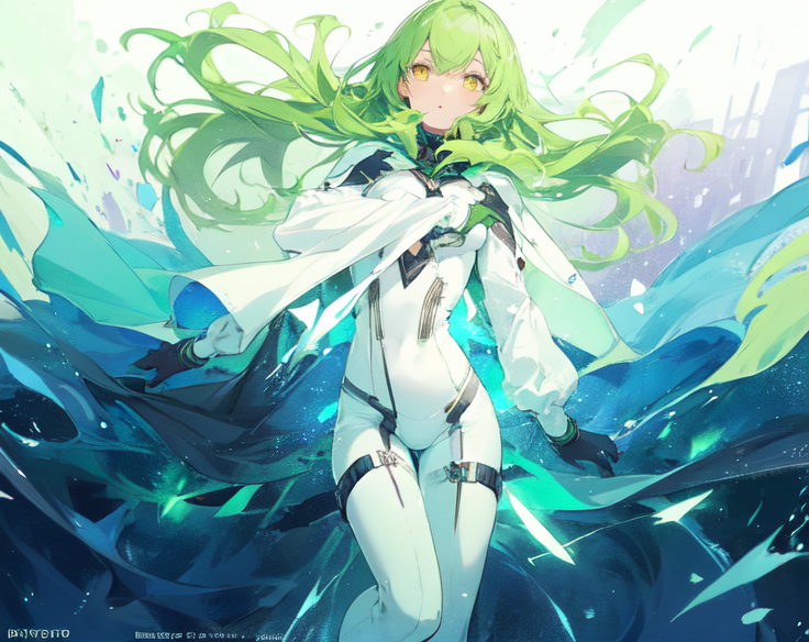 cc code geass green hair yellow eyes   -  Anime  Wallpapers