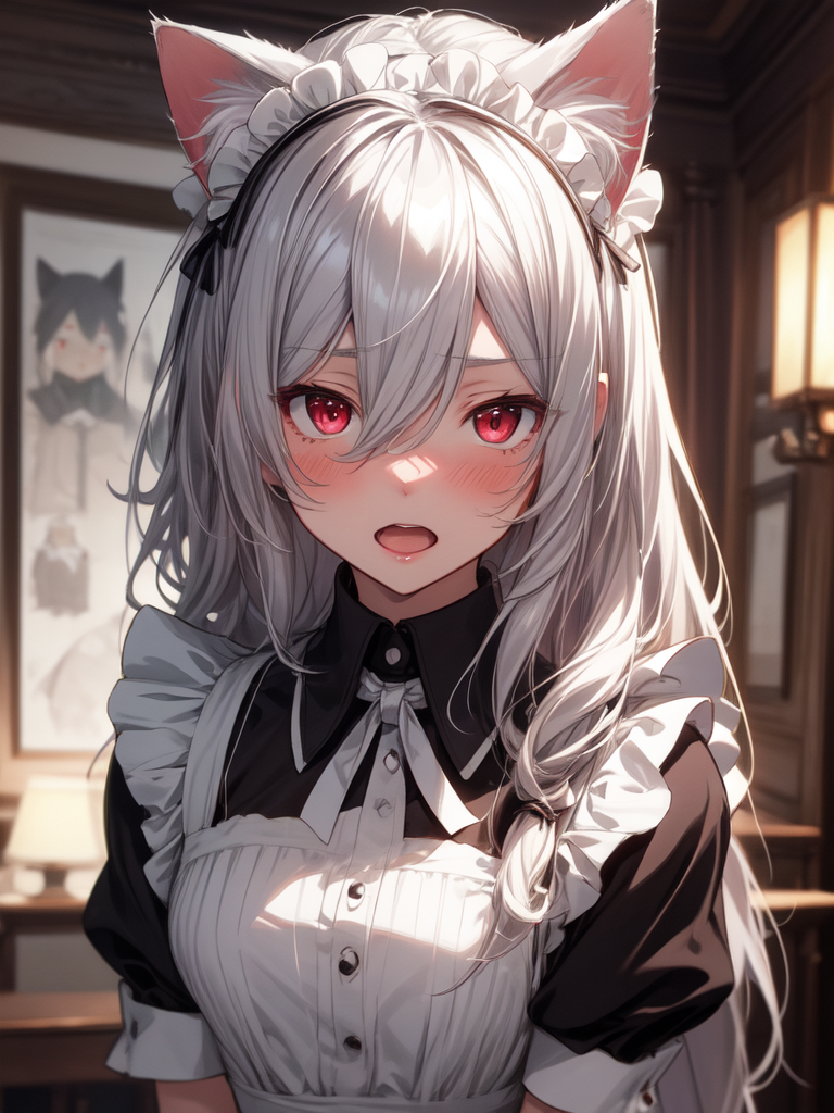 AI Art: cat maid by @John Pig | PixAI