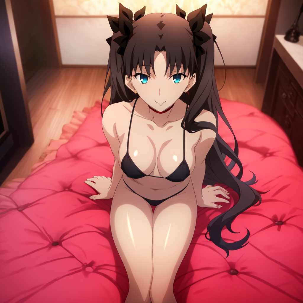 AI Art: Rin Tohsaka - Fate Series by @Rafael Reyes | PixAI