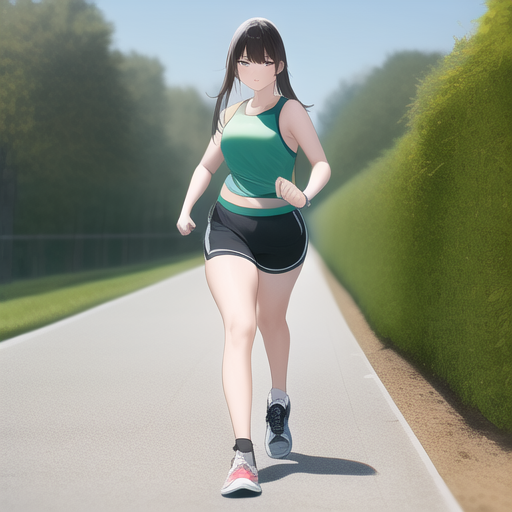 AI Art: Changed into better clothes for running by @ArmosAI