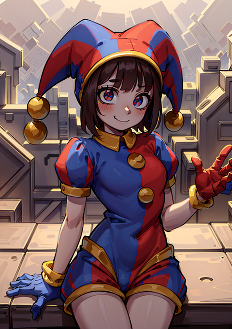 AI Art LoRA Model: Pomni (The Amazing Digital Circus) by YeiyeiArt | PixAI