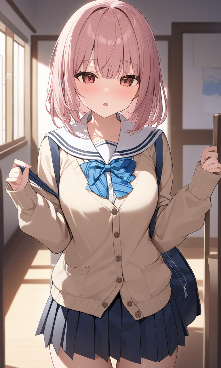 Anime girl cardigan hotsell