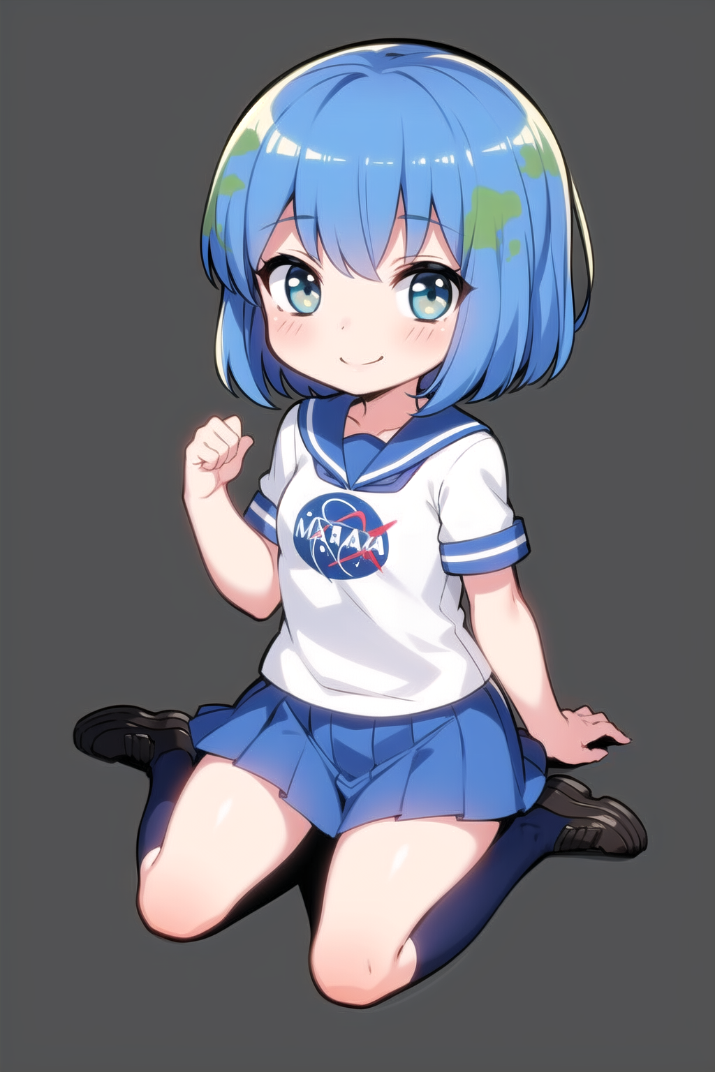 AI Art: Earth-Chan by @IMZA555XD | PixAI