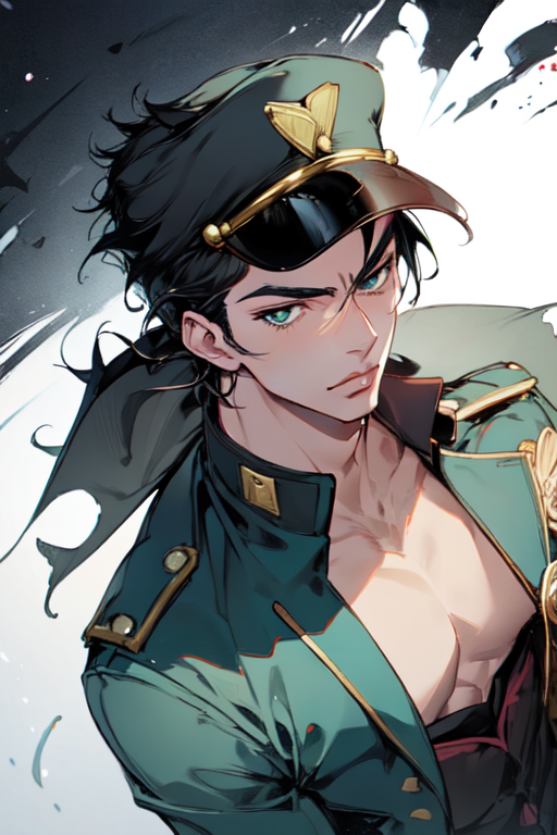 AI Art: Jotaro Kujo P5 by @JoJo Enjoyer