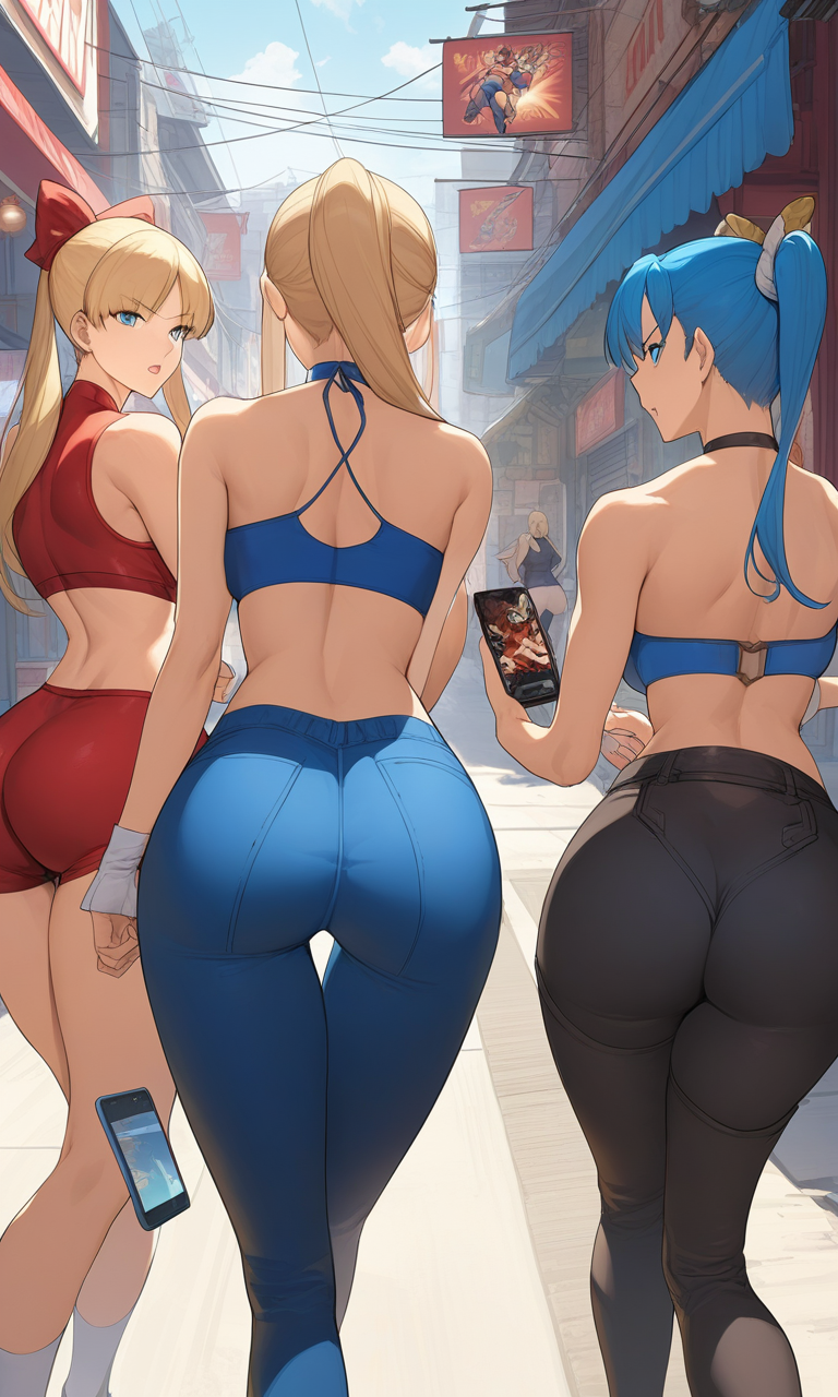 AI Art: Casual Moment: Cammy and Chun-li Unwind by @BrightWalkerII | PixAI