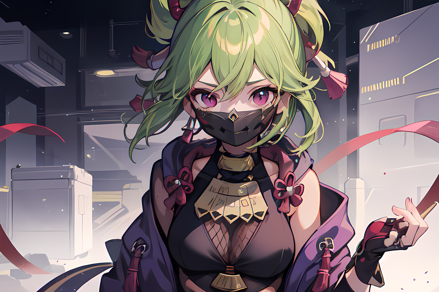 AI Art: Kuki Shinobu genshin impact by @ドリアス | PixAI