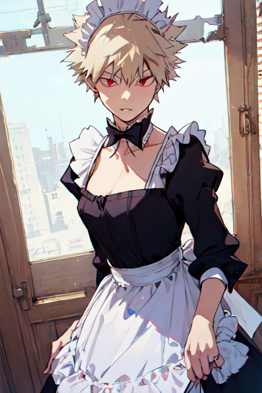 Bakugou 2024 maid outfit