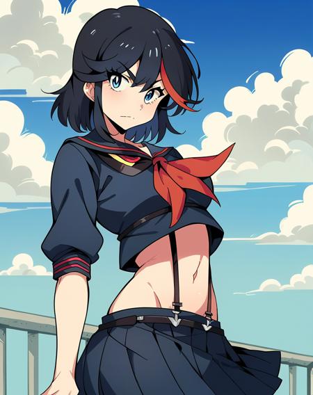 AI Art Model: Ryuko Matoi 纏 流子 Pony - Kill La Kill (+2 OUTFITS) | PixAI