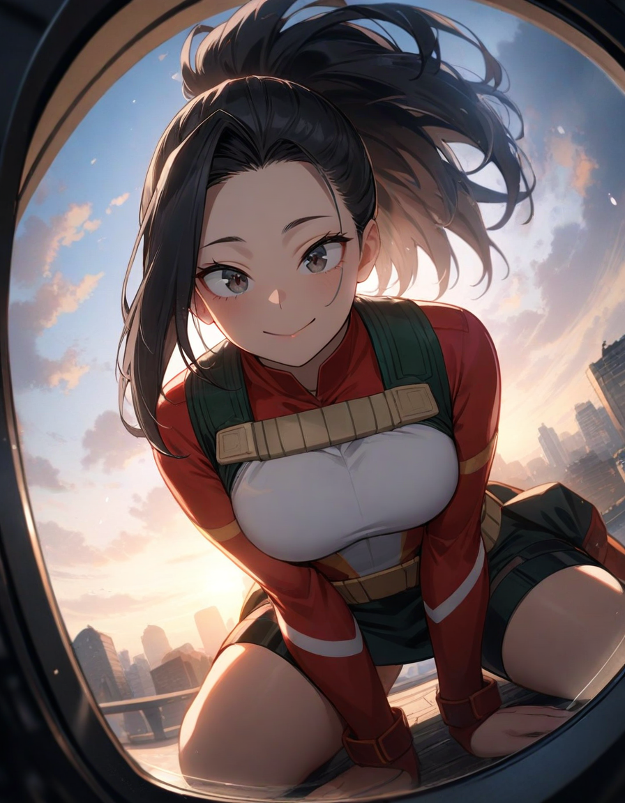 AI Art: Momo yaoyorozu✨ por @橘さん☆✿ | PixAI