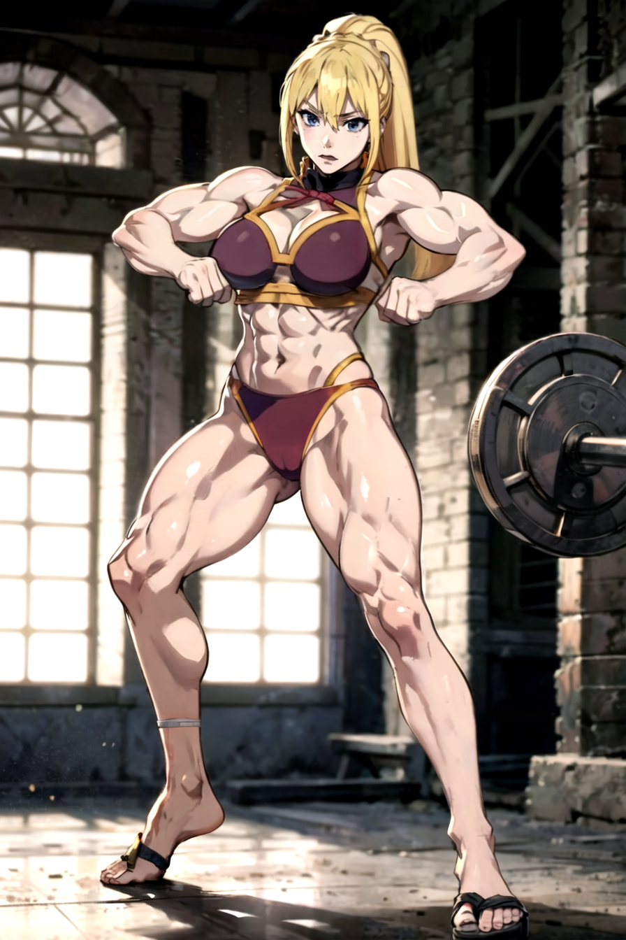 AI Art: Muscle girl by @User X | PixAI