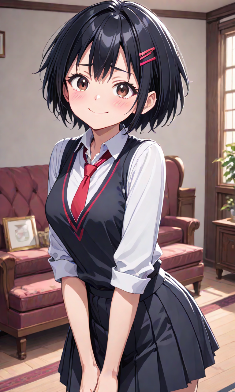 AI Art: Peni Parker (School uniform 2) by @na | PixAI