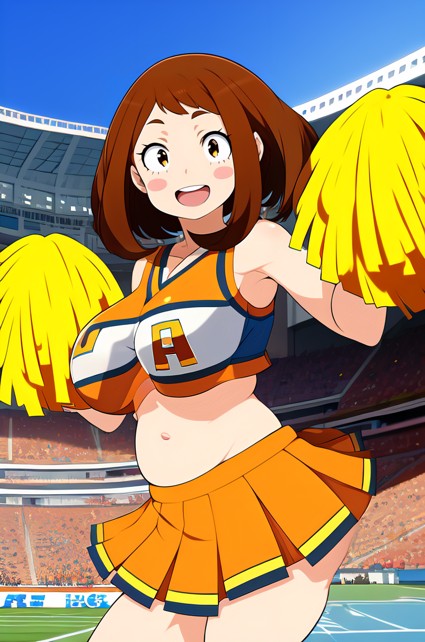 AI Art: Uraraka Ochako por @SilverSoul | PixAI