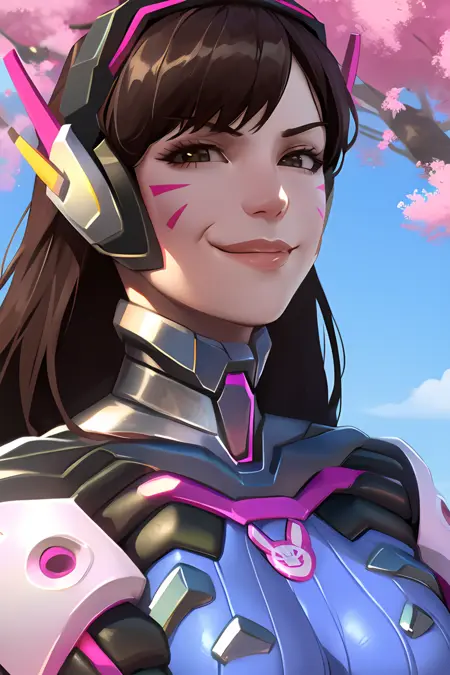 Ai Art Lora Model Dva Overwatch Pixai