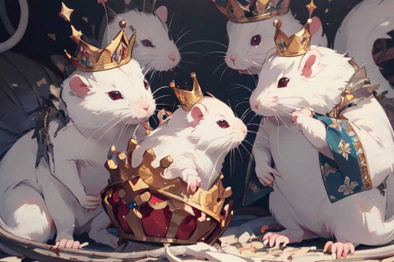 Rat King - AI Photo Generator - starryai