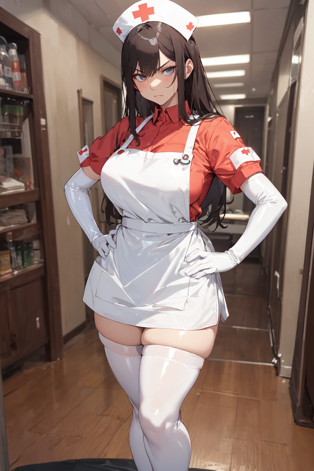 AI Art: Thicc Nurse by @rusty nacho | PixAI