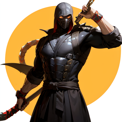 Art of noob saibot from mortal kombat