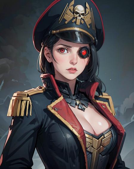 AI Art LoRA Model: Warhammer 40K Commissar Outfit - by EDG | PixAI