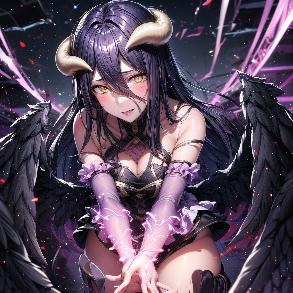 AI Art: Albedo (Overlord) by @user-1659798205009629506 | PixAI