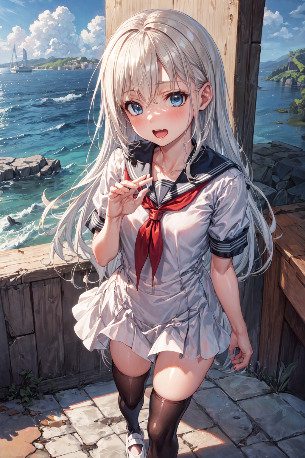 AI Art: Summer JK by @sein | PixAI