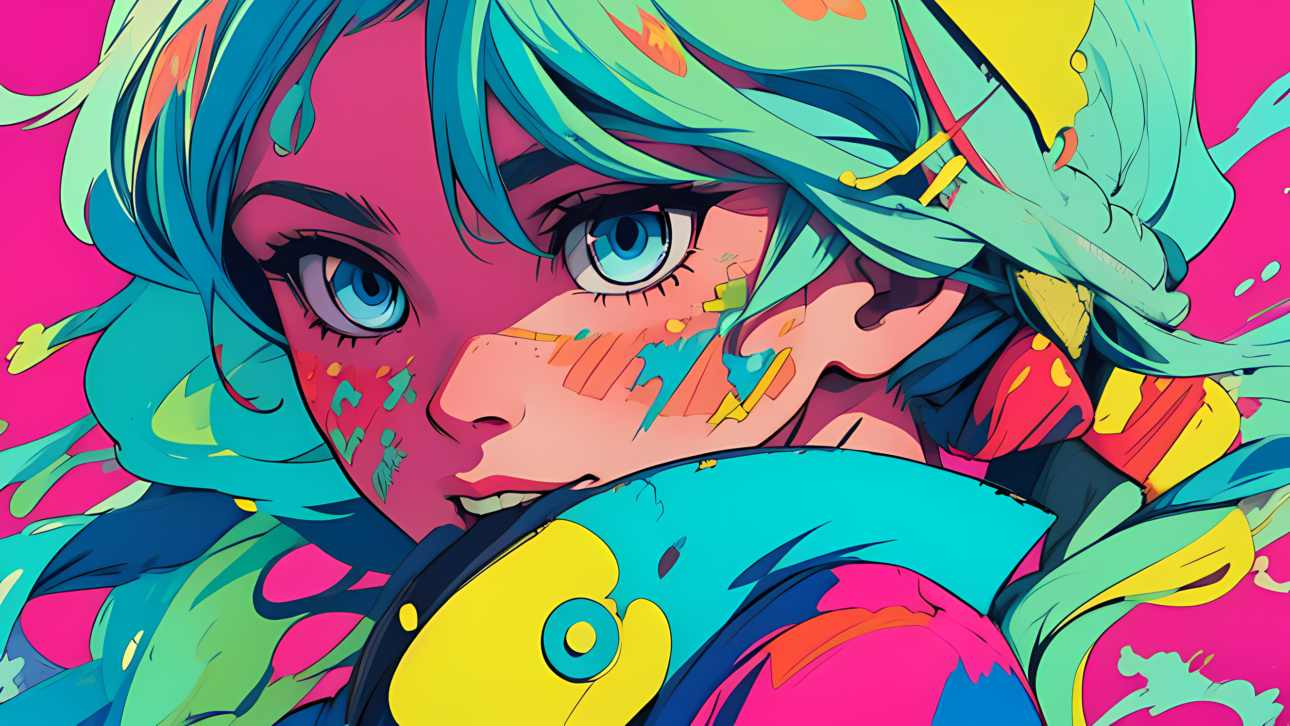 AIイラスト: Vivid Colors 020 作者 @juljulz | PixAI