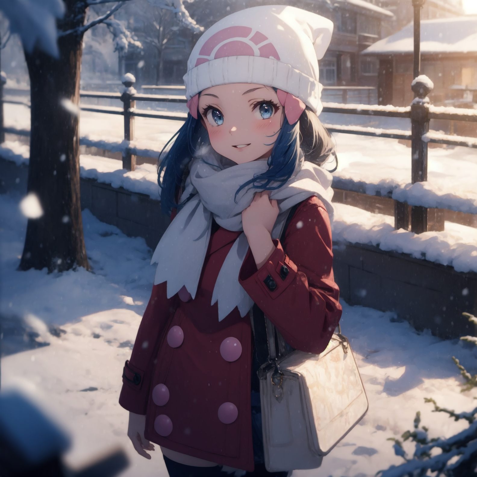 AI Art: Winter Dawn (Pokemon) by @Zelestia | PixAI